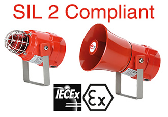 E2S introduces SIL 2 certified BEx alarm horn sounders and Xenon strobe beacons